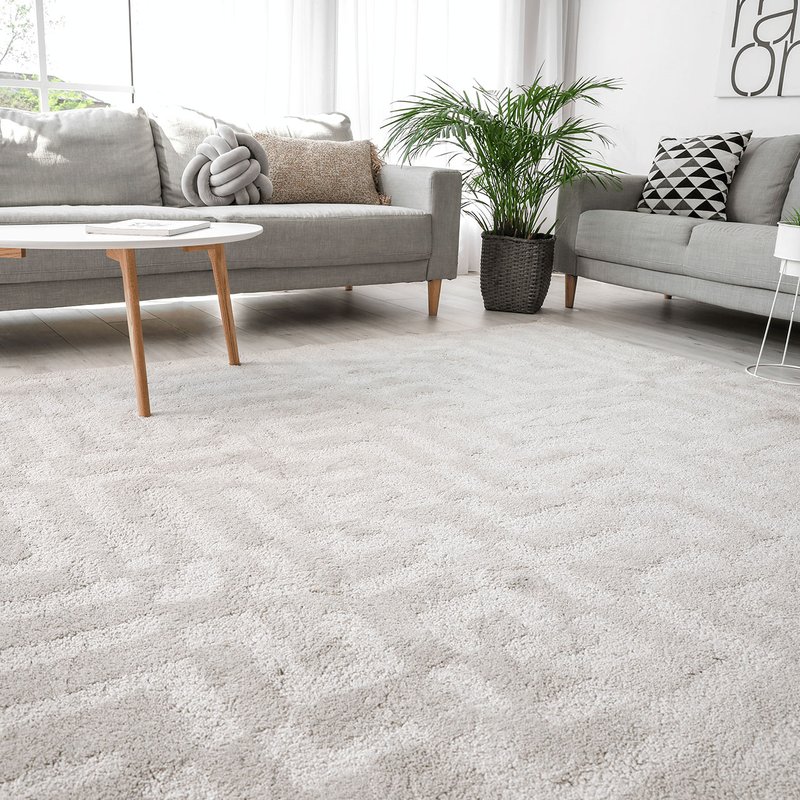 Carpet livingroom flooring installation in Richmond, VA