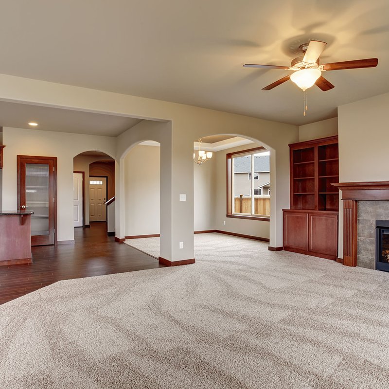 Carpet flooring installation