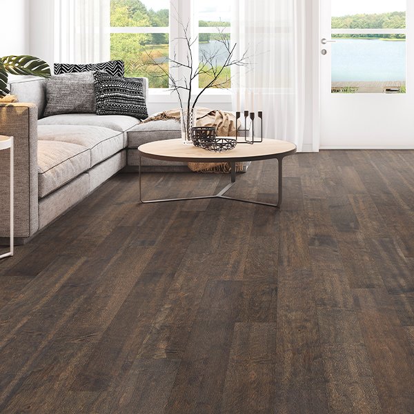 living room flooring installation in Richmond, VA