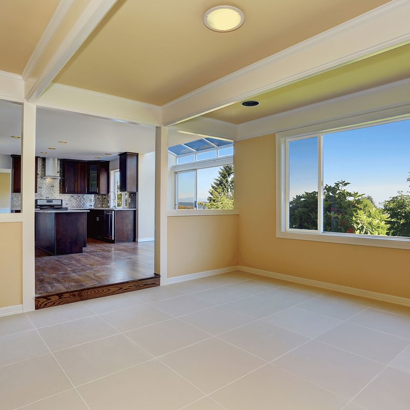 Waterproof tile living room Flooring Installation in Richmond, VA in Flooring RVA