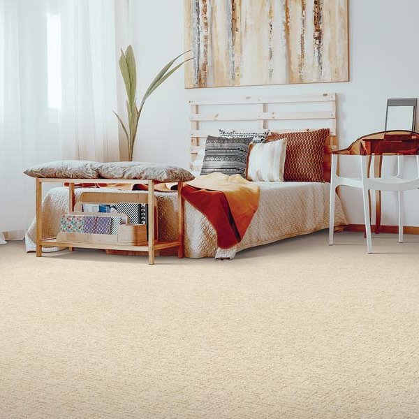 Bedroom carpet installation at Flooring RVA